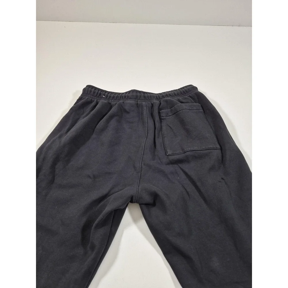 Jordan Sweatpants Mens Large Black Fleece Jogger Pants Flight Logo FD7345-011